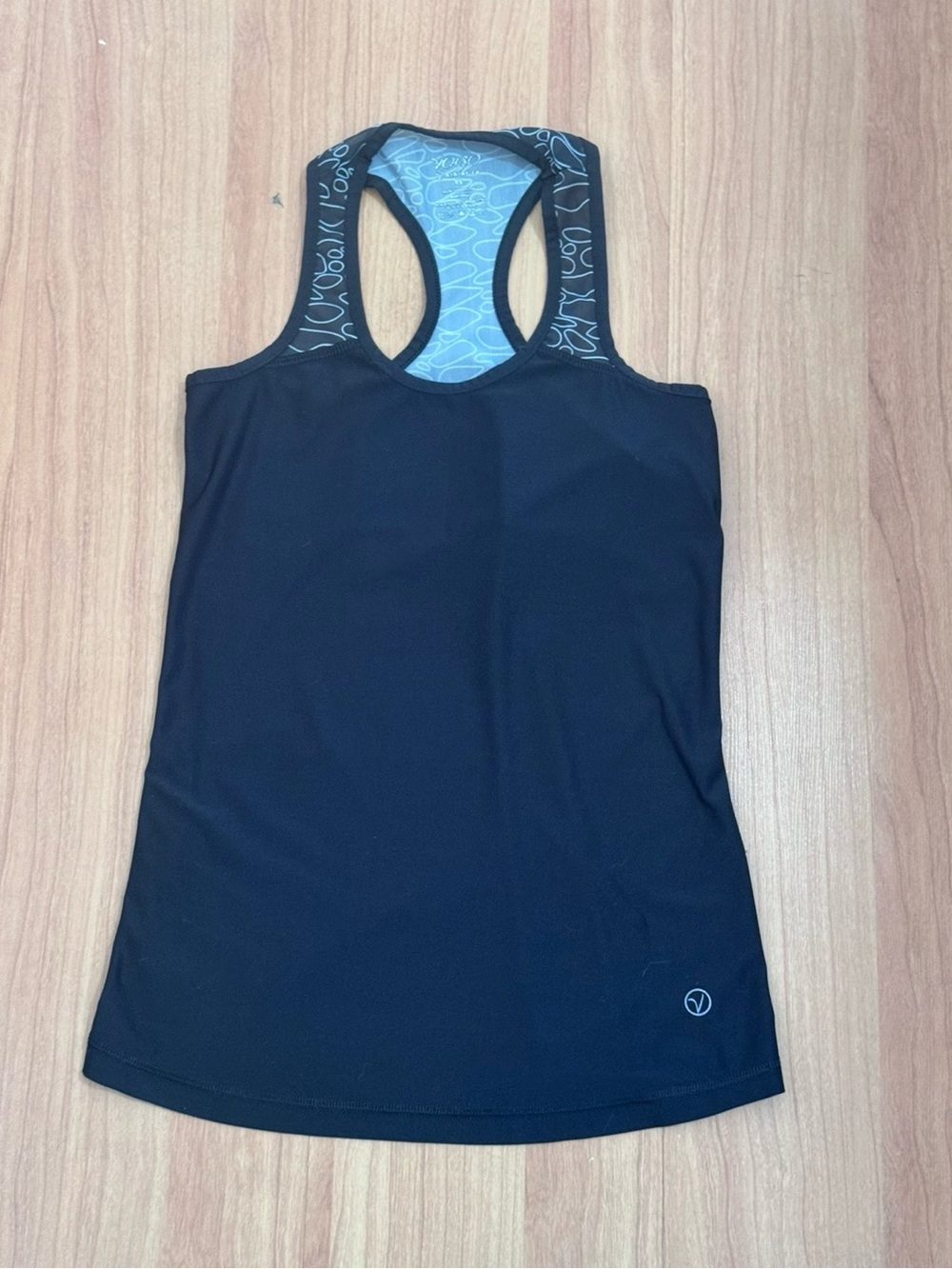 Yogo Athletica Black Athletic Racerback Tank Top Size XS
